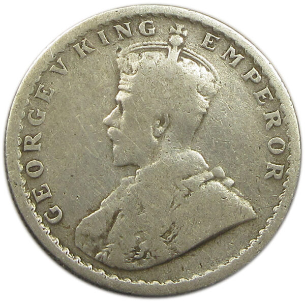 1912 Half Rupee King George V Calcutta Mint GK 1046