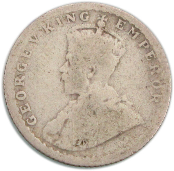 1919 1/4 Rupee King George V Calcutta Mint - Image 2
