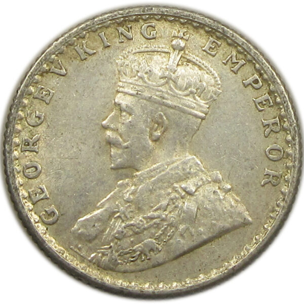 1936 1/4 Rupee King George V Calcutta Mint GK 1099