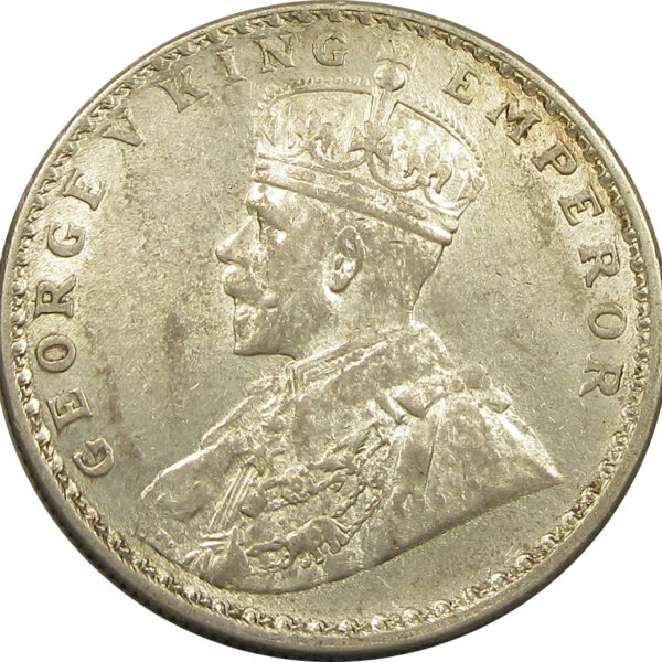 1913 One Rupee King George V Bombay Mint GK 1028 Obv