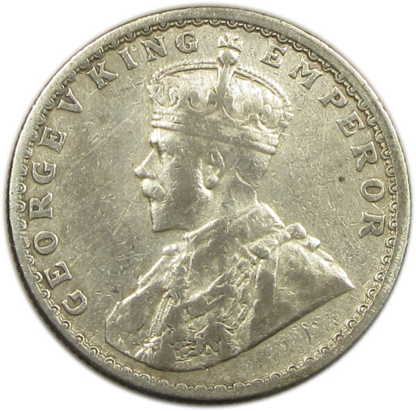 1916 Half Rupee King George V Bombay Mint GK 1054