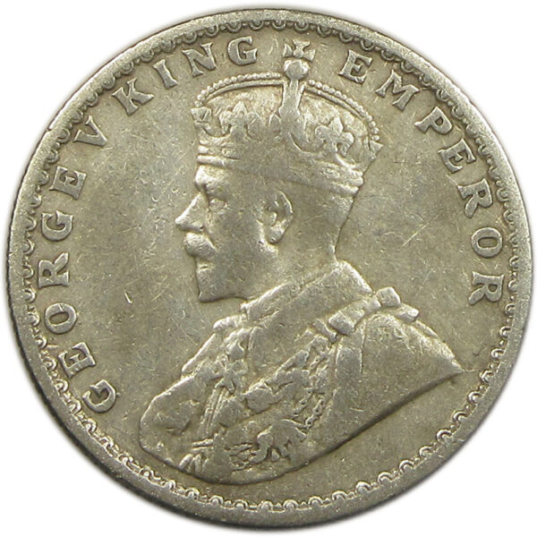 1919 Half Rupee King George V Bombay Mint