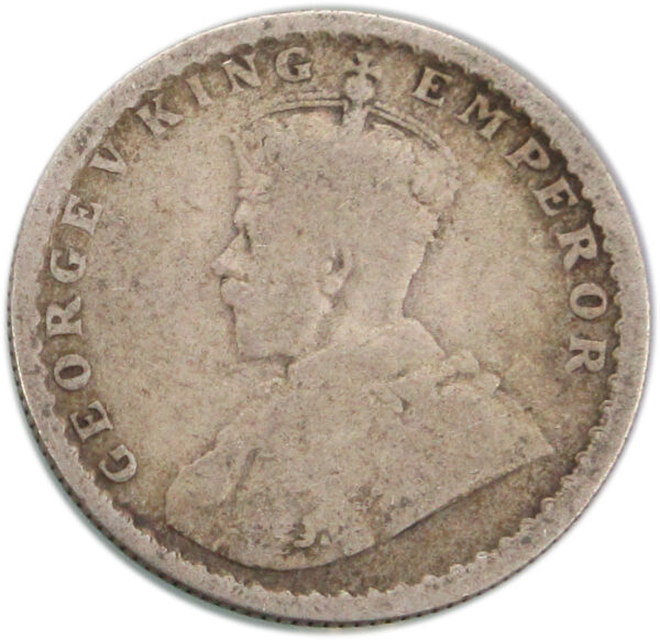 1912 Half Rupee King George V Bombay Mint - Image 2
