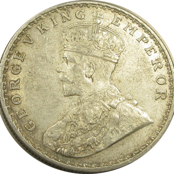 1915 One Rupee King George V Calcutta Mint GK 1031 Obv
