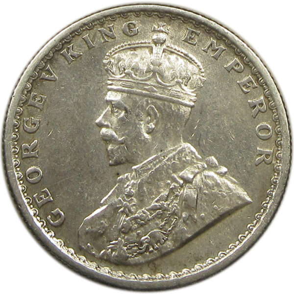 1926 Half Rupee King George V Calcutta Mint