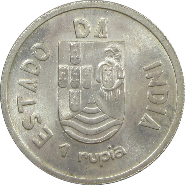 1 Rupia - 1935 1 Rupee Portuguese India Coin - High Grade