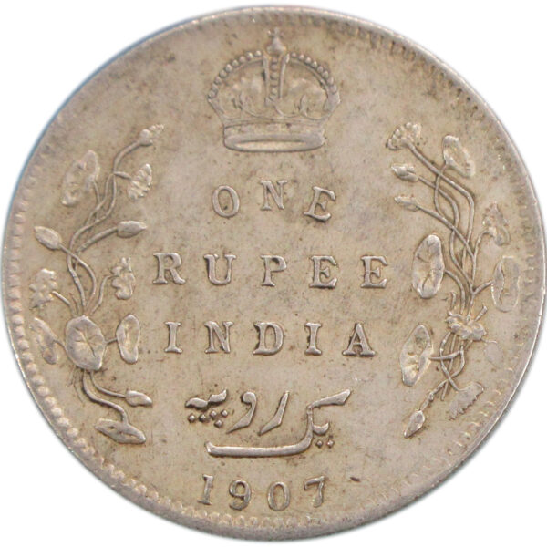 1907 One Rupee King Edward VII Bombay Mint