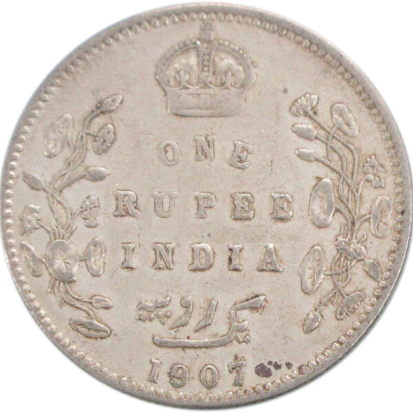 1907 One Rupee King Edward VII Bombay Mint