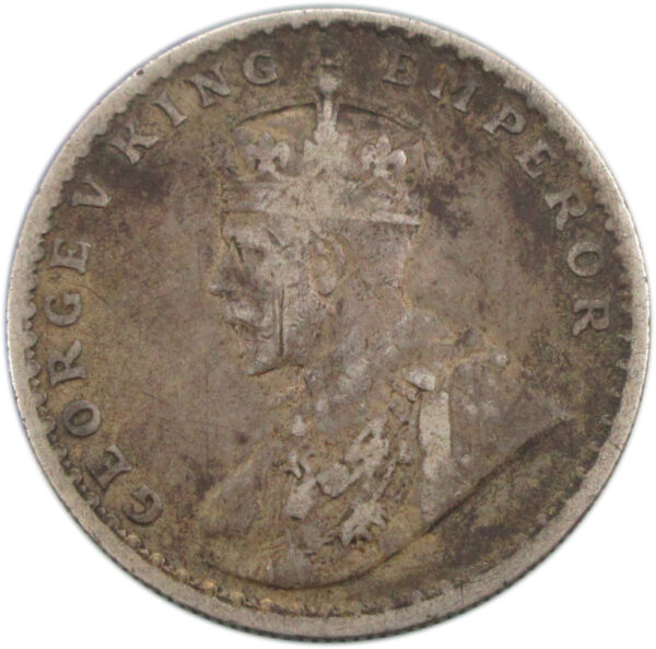 1911 One Rupee King George V Bombay Mint Pig Rupee - Image 2