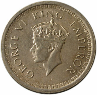 1944 One Rupee King George VI Lahore Mint