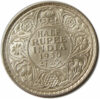 1930 Half Rupee India Coin