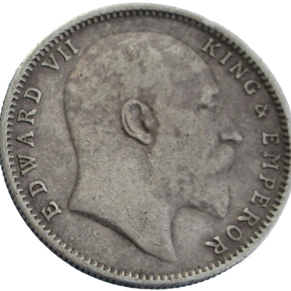 1907 One Rupee King Edward VII Silver Coin