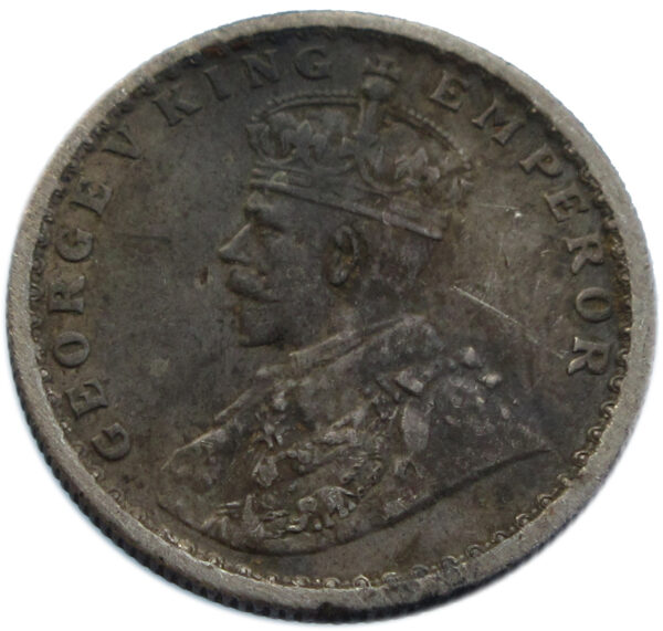 1933 Half Rupee King George V Calcutta Mint - Image 2