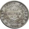 1840 Queen Victoria half rupee Continuous Legend Madras Mint