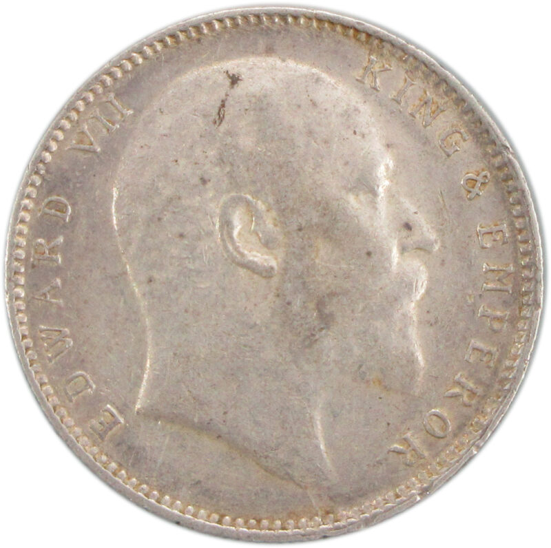 1906 One Rupee King Edward VII Bombay Mint High Grade - Image 2