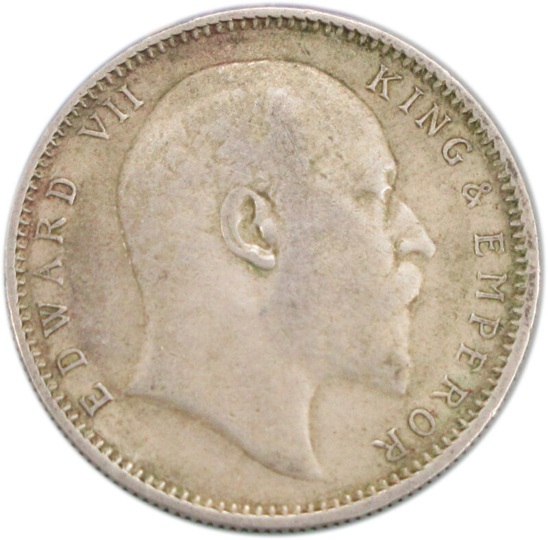 1906 One Rupee King Edward VII Bombay Mint - Image 2