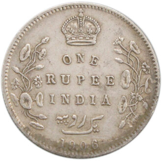 1906 One Rupee King Edward VII Bombay Mint