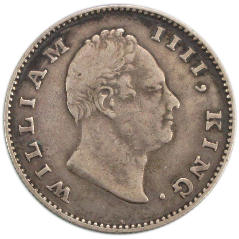 1835 One Rupee William IV King Bombay Mint