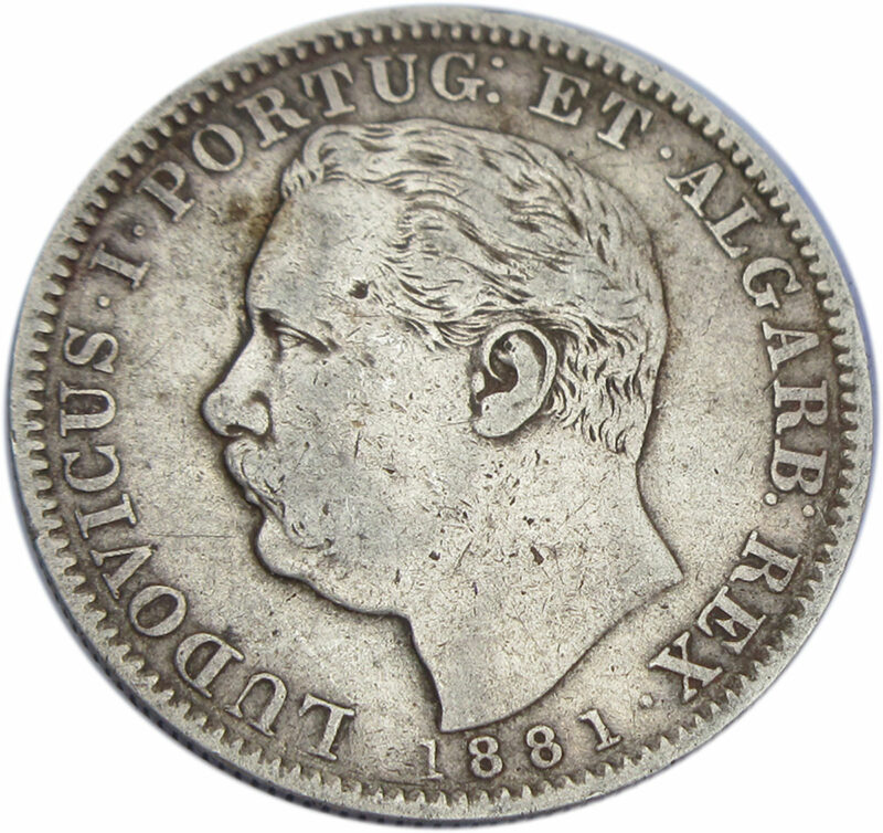 1 Rupia - Luíz I Calcutta Mint 1881 Portuguese India