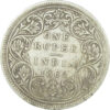 Queen Victoria 1862 One Rupee 4 dots