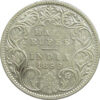 1899 Silver Half Rupee Victoria Empress Bombay Mint Good Grade