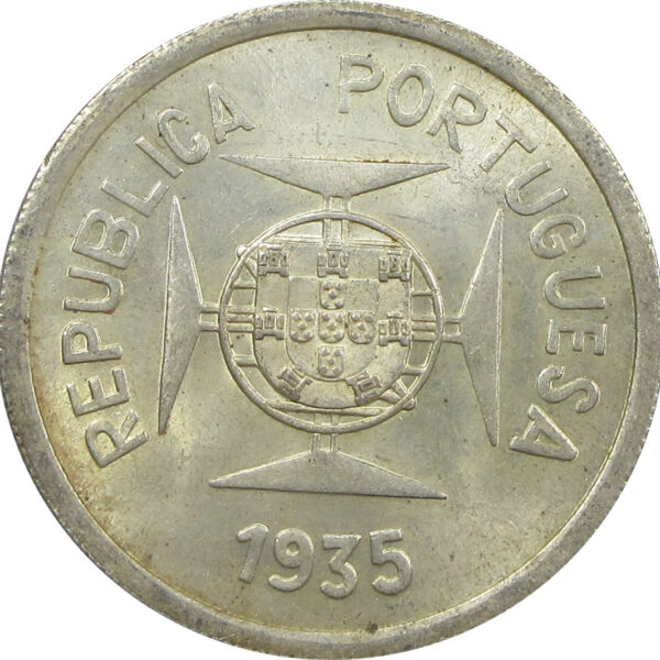 1 Rupia - 1935 1 Rupee Portuguese India Coin - BUNC