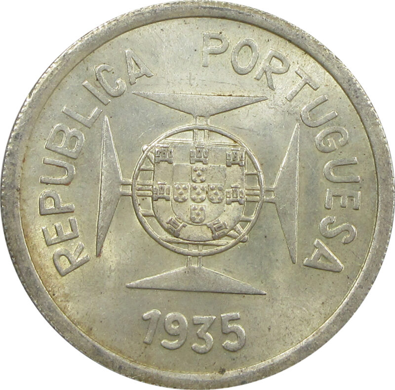 1 Rupia - 1935 1 Rupee Portuguese India Coin - BUNC