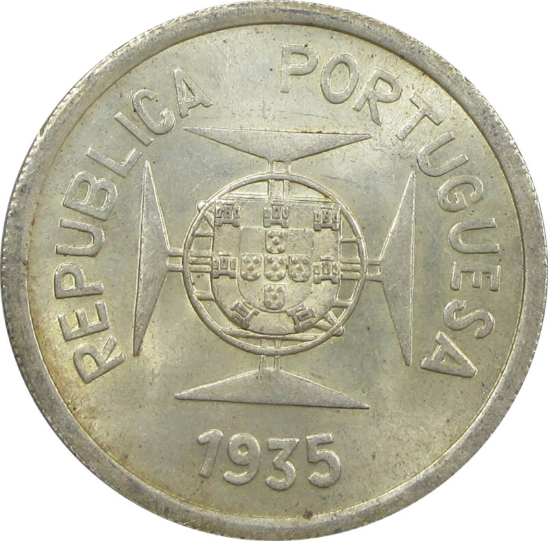 1 Rupia - 1935 1 Rupee Portuguese India Coin - BUNC