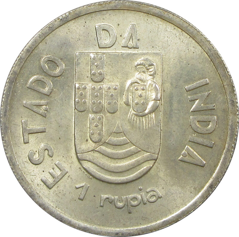 1 Rupia - 1935 1 Rupee Portuguese India Coin - BUNC