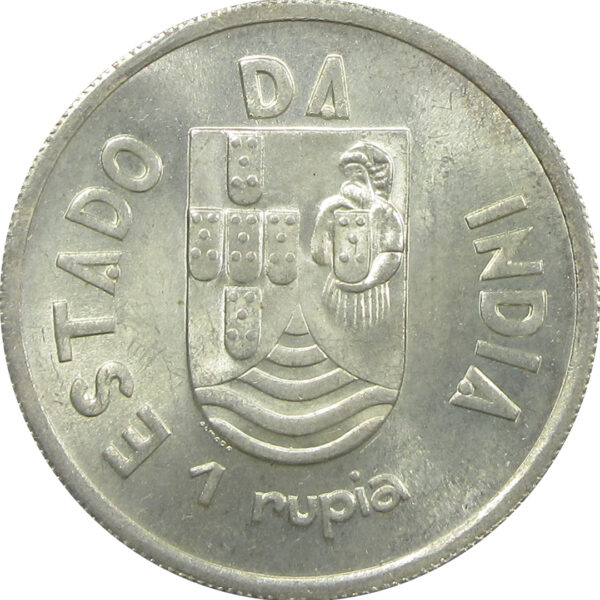 1 Rupia - 1935 1 Rupee Portuguese India Coin - BUNC