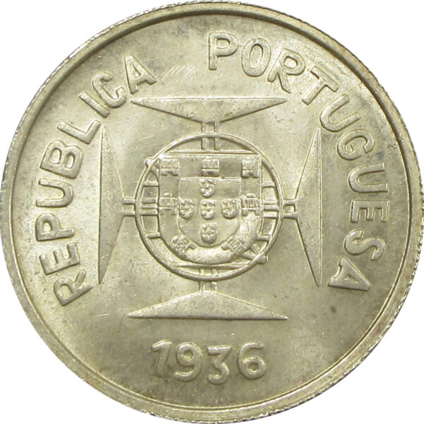½ Rupia - 1936 Portuguese India Coin - Half Rupee BUNC