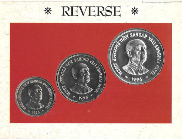 1996 - Sardar Vallabhbhai Patel - UNC Set - Image 4