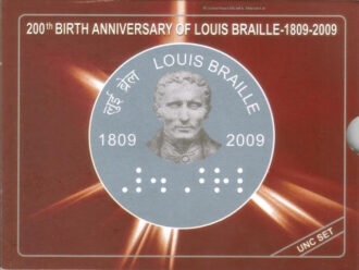 2009 - 200th Birth Anniversary of Louise Braille - UNC Set 1809 - 2009