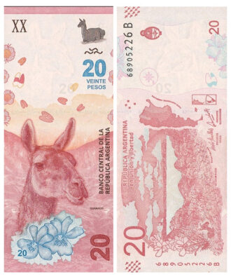 Argentina 20 Pesos Banco Central de la República Argentina