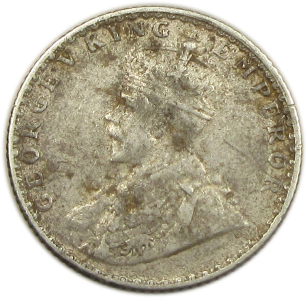 1914 1/4 Rupee King George V Bombay Mint GK 1086