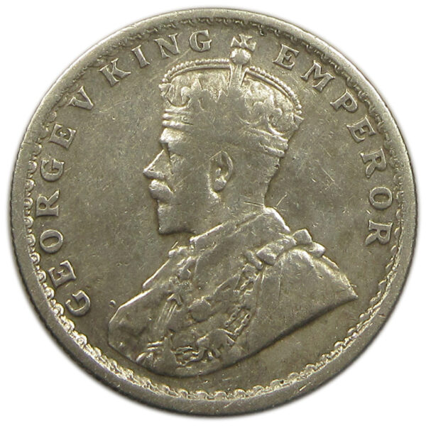 1921 Half Rupee King George V Calcutta Mint GK 1058