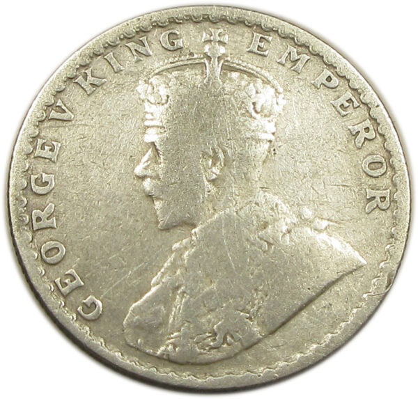 1924 Half Rupee King George V Bombay Mint GK 1064