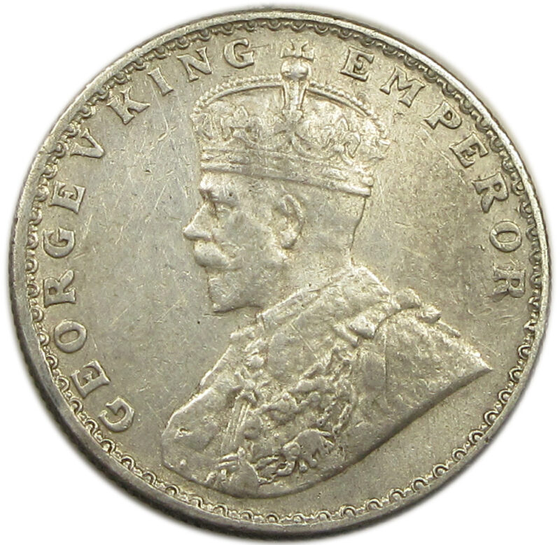 1928 Half Rupee King George V Bombay Mint GK 1070