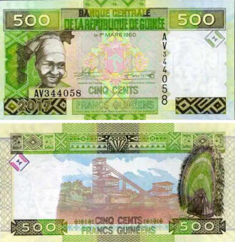 Guinea 500 Francs Guinéens 2017