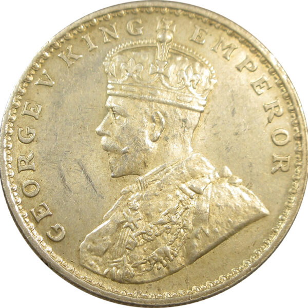 1921 One Rupee King George V Bombay Mint AUNC Rare | GK 1043 | AUNC