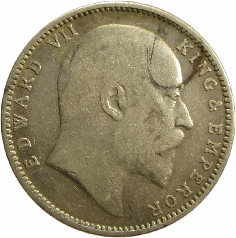 1903 1 Rupee King Edward VII Calcutta Mint GK 924 - Image 2