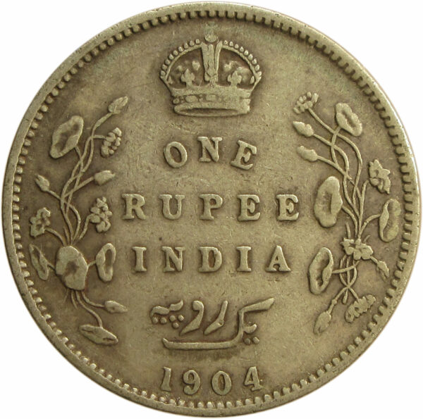 1904 1 Rupee King Edward VII Bombay Mint