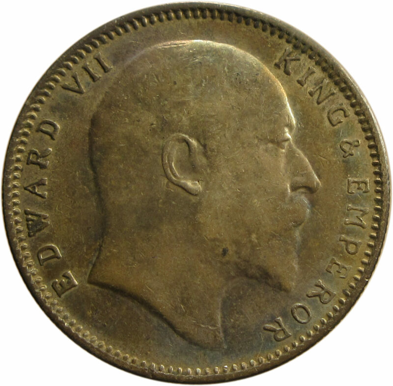 1909 One Rupee King Edward VII Bombay Mint - Image 2