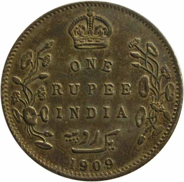 1909 One Rupee King Edward VII Bombay Mint