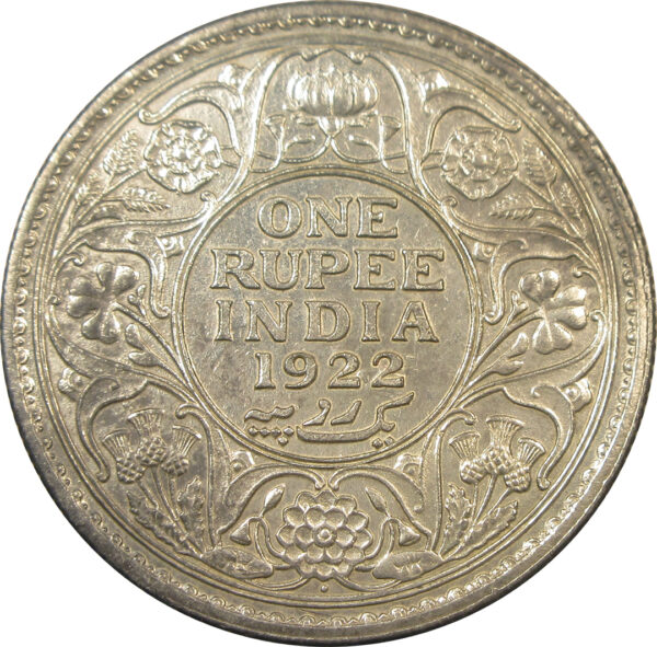 1922 One Rupee King George V Bombay Mint