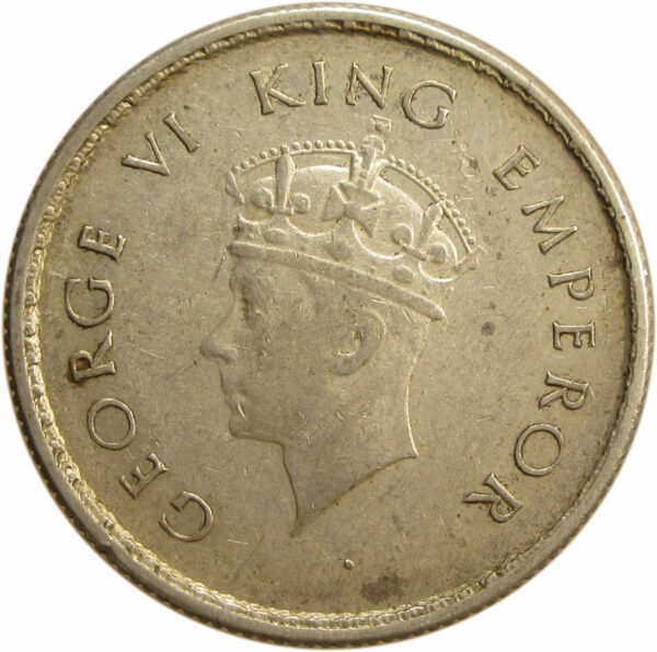 1939 Half Rupee King George VI Calcutta Mint - Image 2