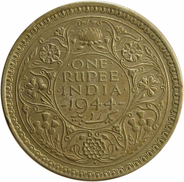 1944 One Rupee King George VI Bombay Mint