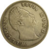 1835 One Rupee William IV King Calcutta Mint | F incused | GK 16 with rotation error